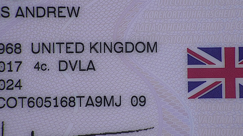 British Driving License. British Driving License.